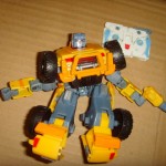Botcon 2010 Yellow Shattered Glass Hound and White SG Ravage