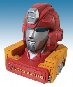 Transformers Rodimus Prime head bust