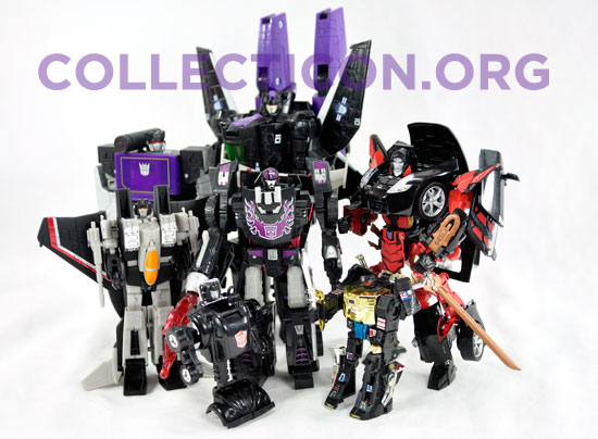 Transformers collecticon of black repaints