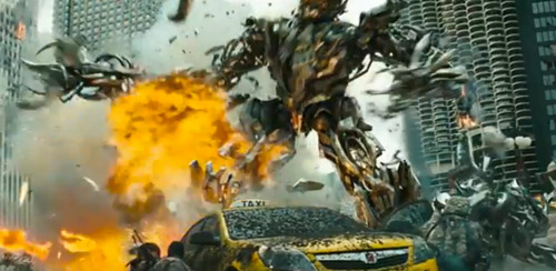 Transformers DOTM killing decepticon