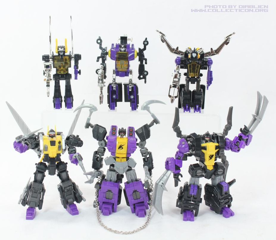 Fansproject Insecticon figures with G1 versions