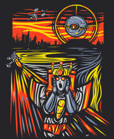 The Death of Starscream – get it on your chest from RIPT Apparel!