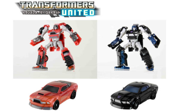 Transformers United Windcharger and Wipe Out TakaraTomy Japan