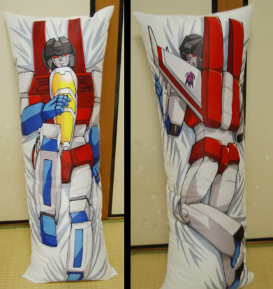 Custom G1 Starscream body pillow