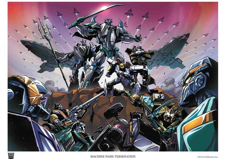 Botcon 2013 Machine Wars Termination lithograph first look – not bad!