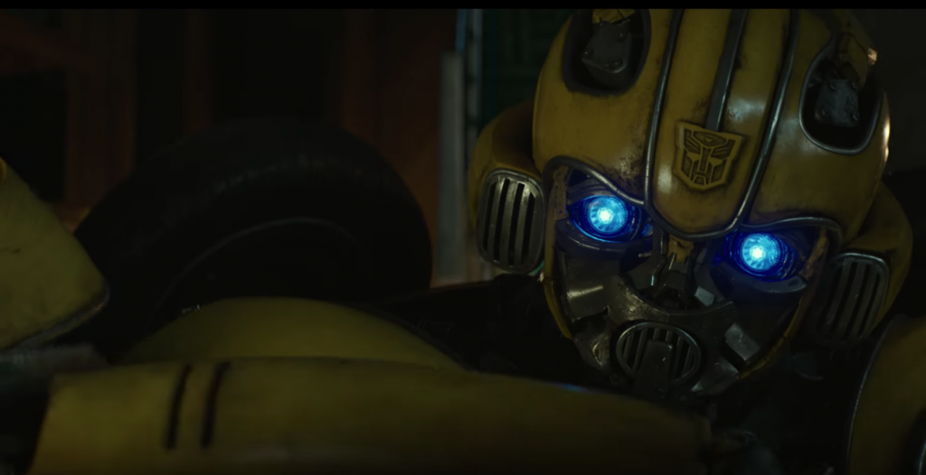 transformers bumblebee trailer autobot insignia face